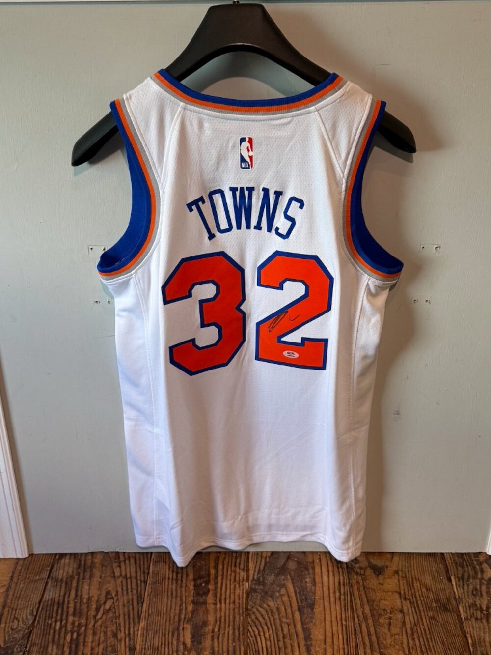 Karl-Anthony Towns Signed Autographed Nike New York Knicks Jersey PSA CHAMPS!!!